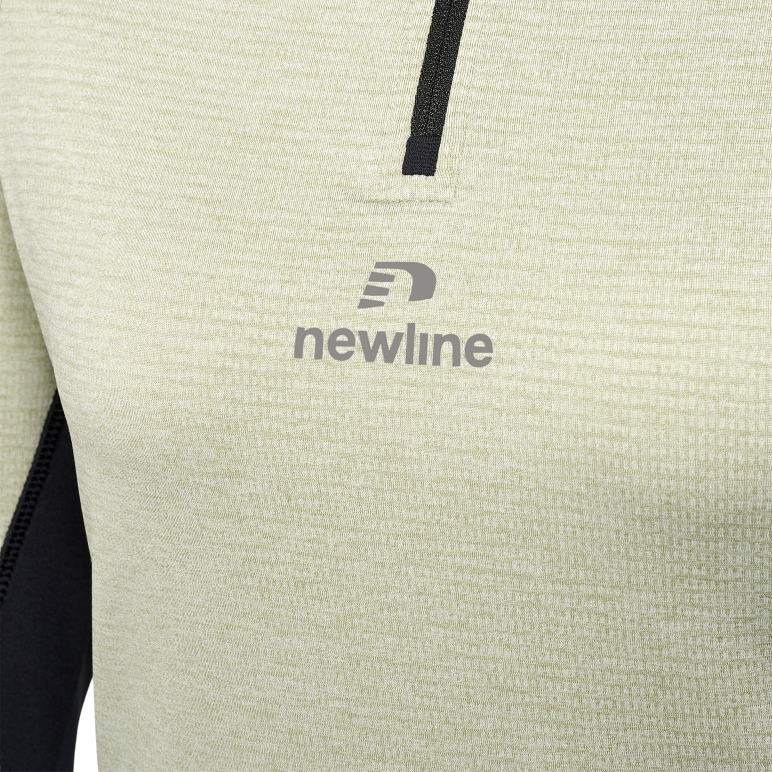 Newline Mesa Half-Zip Top De Course Femmes - Beige , Noir