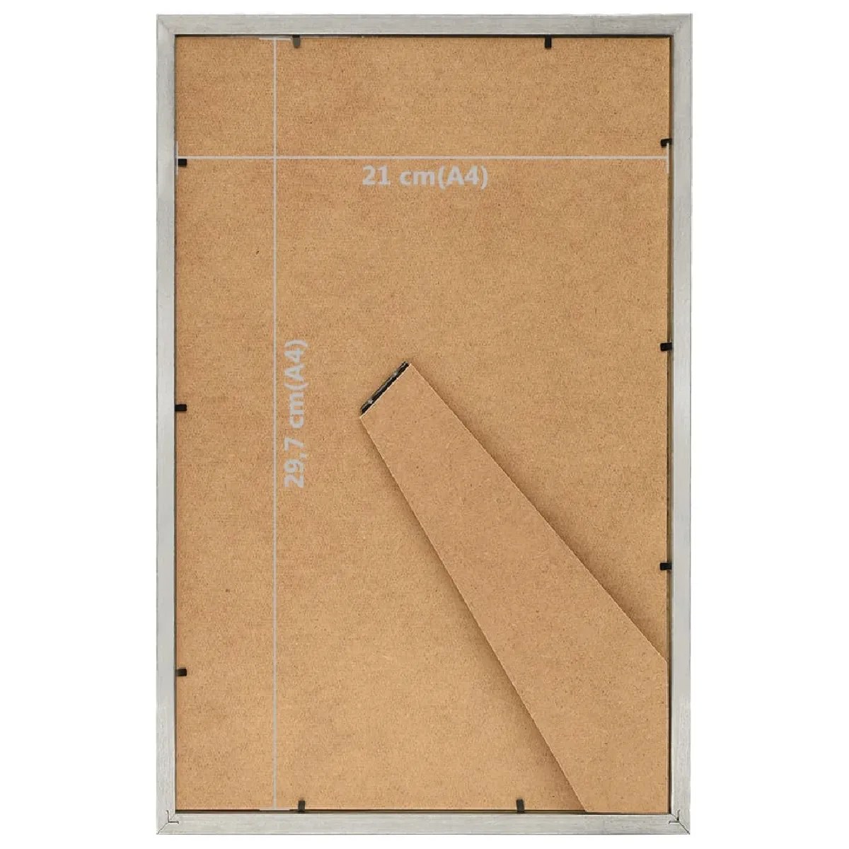 vidaXL Collage cadres 3 pcs 21x29.7 cm argenté