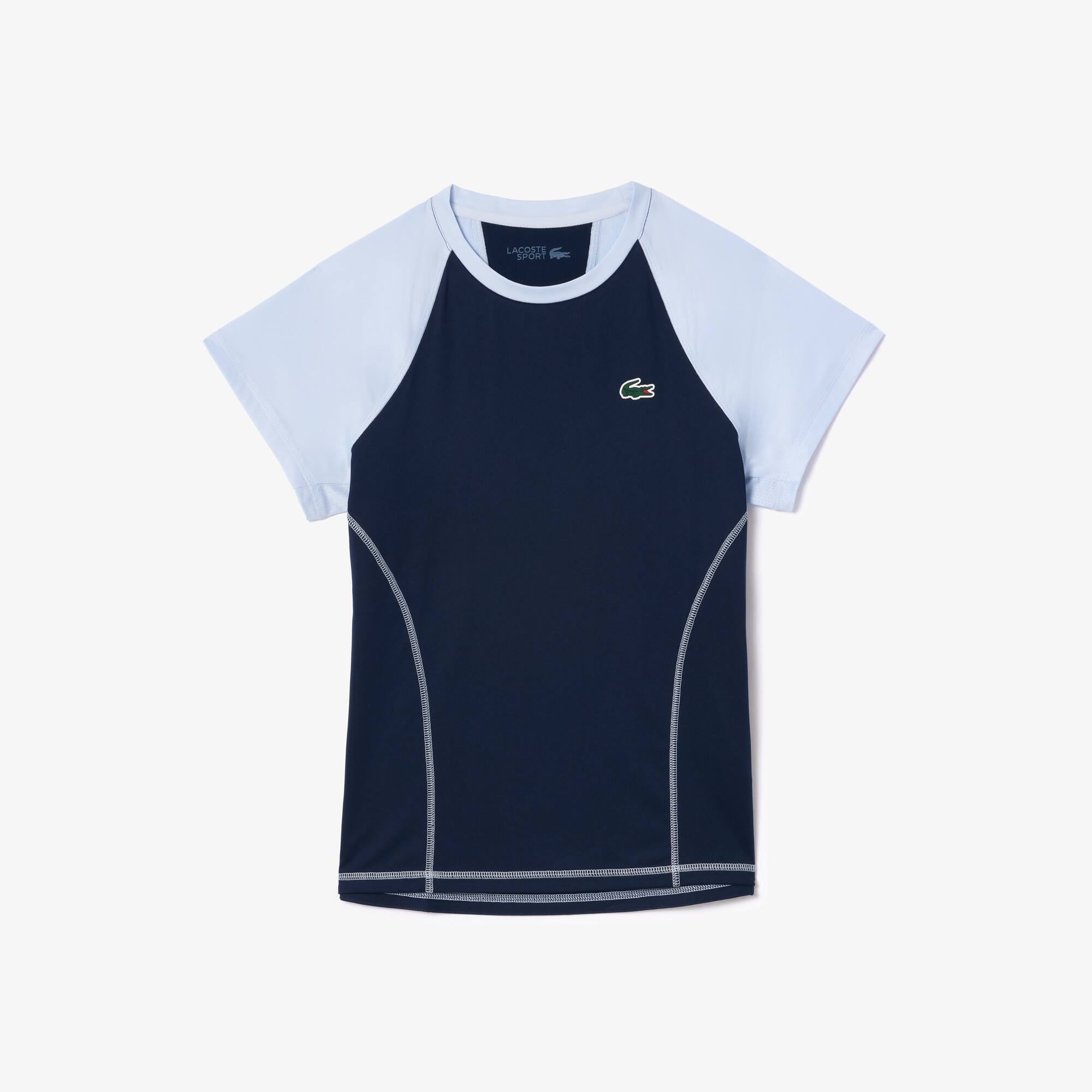 Ultra-Dry Sport Stretch T-Shirt T-Shirts - Blau - Lacoste - Damen