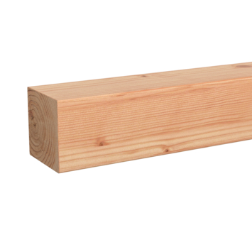 Tuinpaal vierkant Douglas ca. 8,5 x 8,5 cm, lengte ca. 300 cm