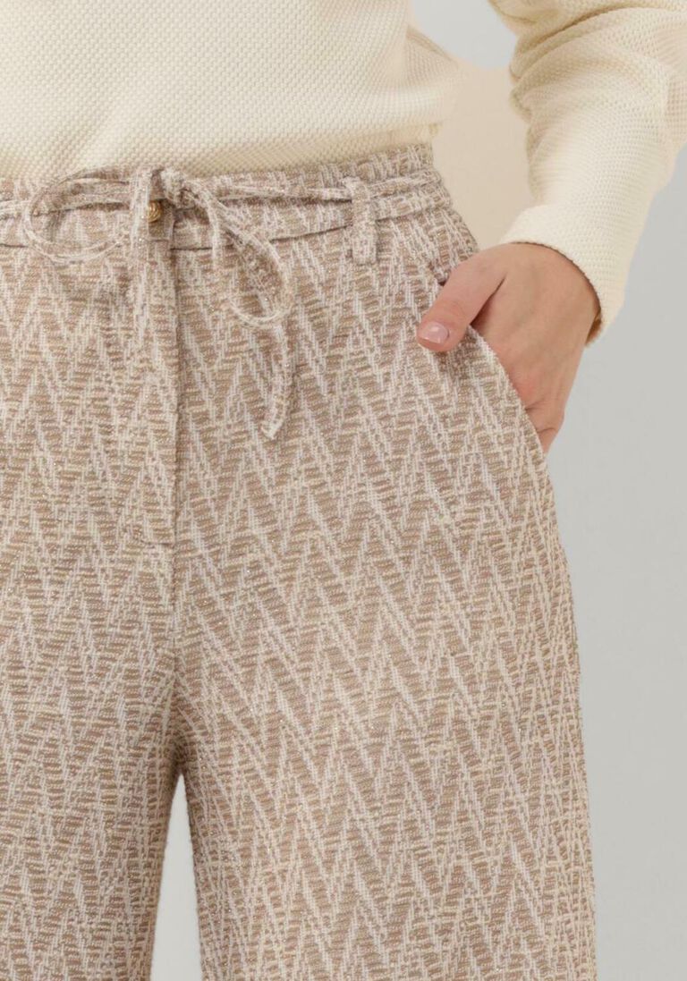 VANILIA bruine vanilia pantalon zig zag sparkle