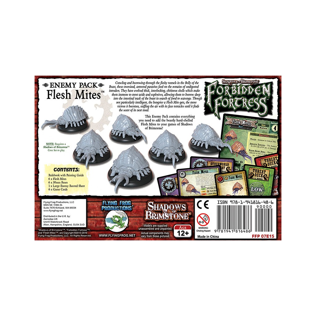 Shadows of Brimstone – Forbidden Fortress: Flesh Mites Enemy Pack Expansion