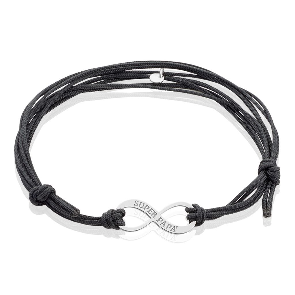 Bracelet Kwesi Argent Blanc