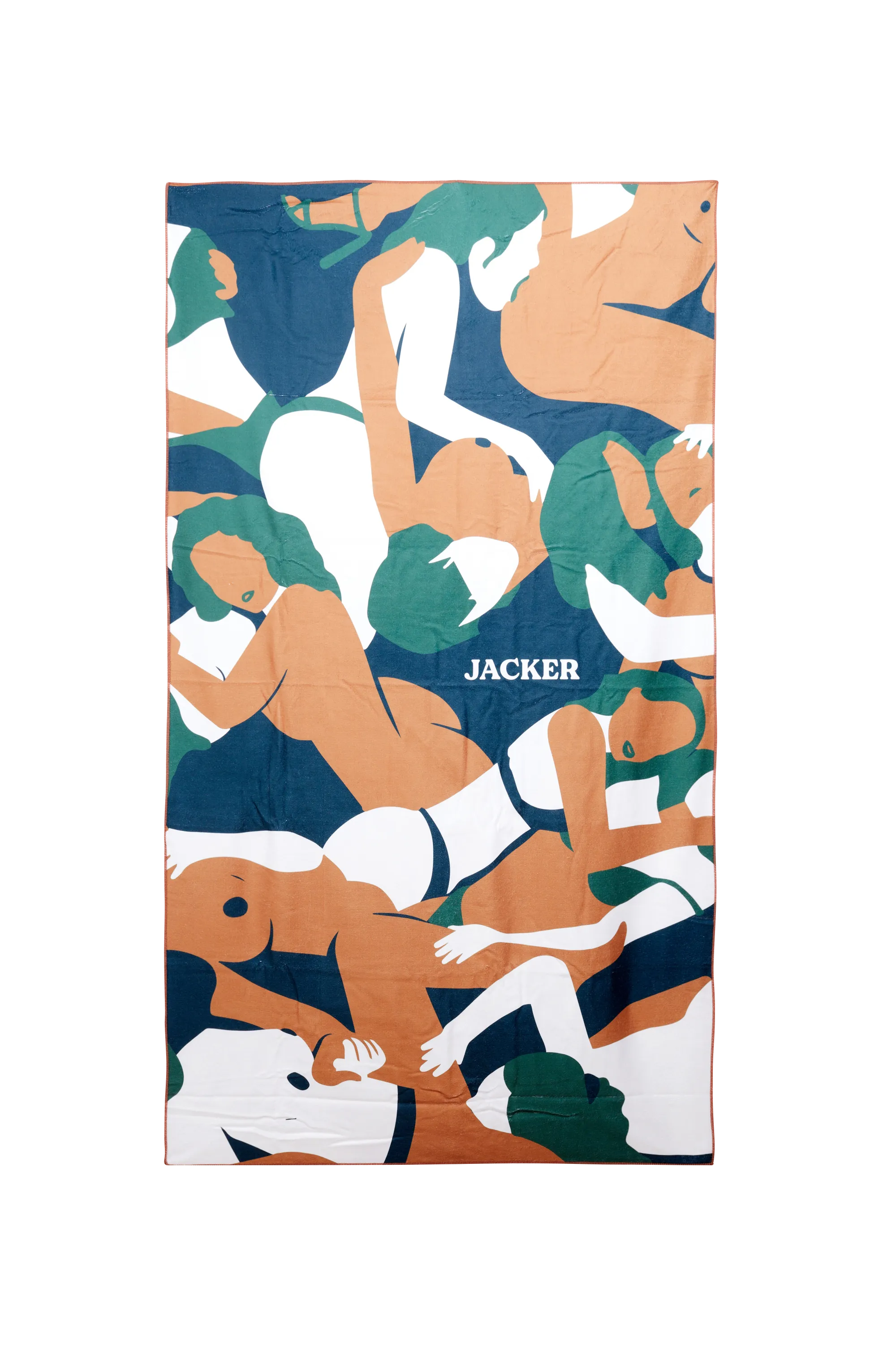 JACKER Serviette Orgia Towel Multicolore