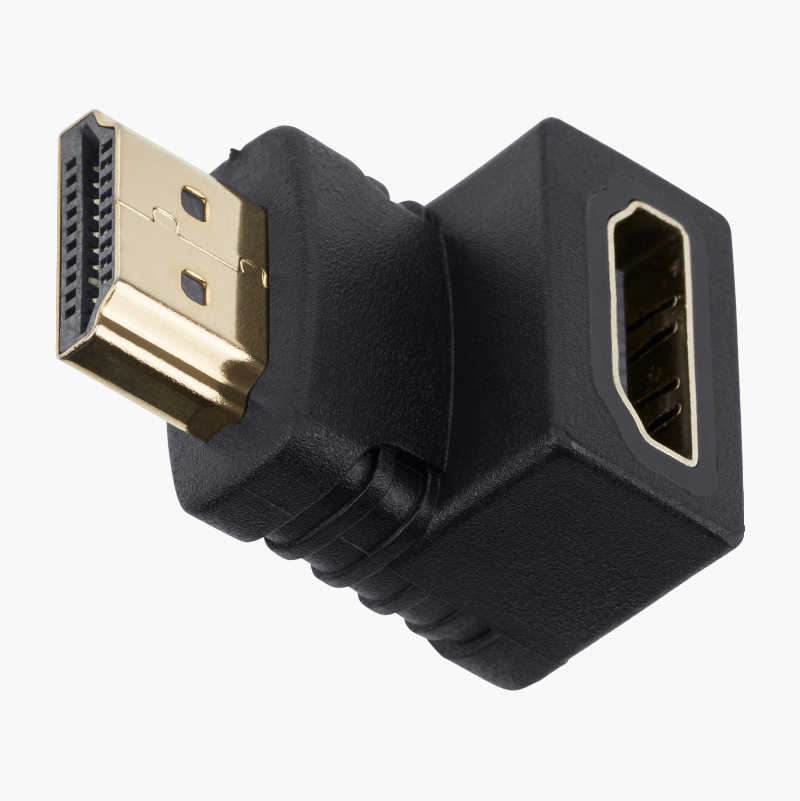 HDMI A-adapter, vinklet