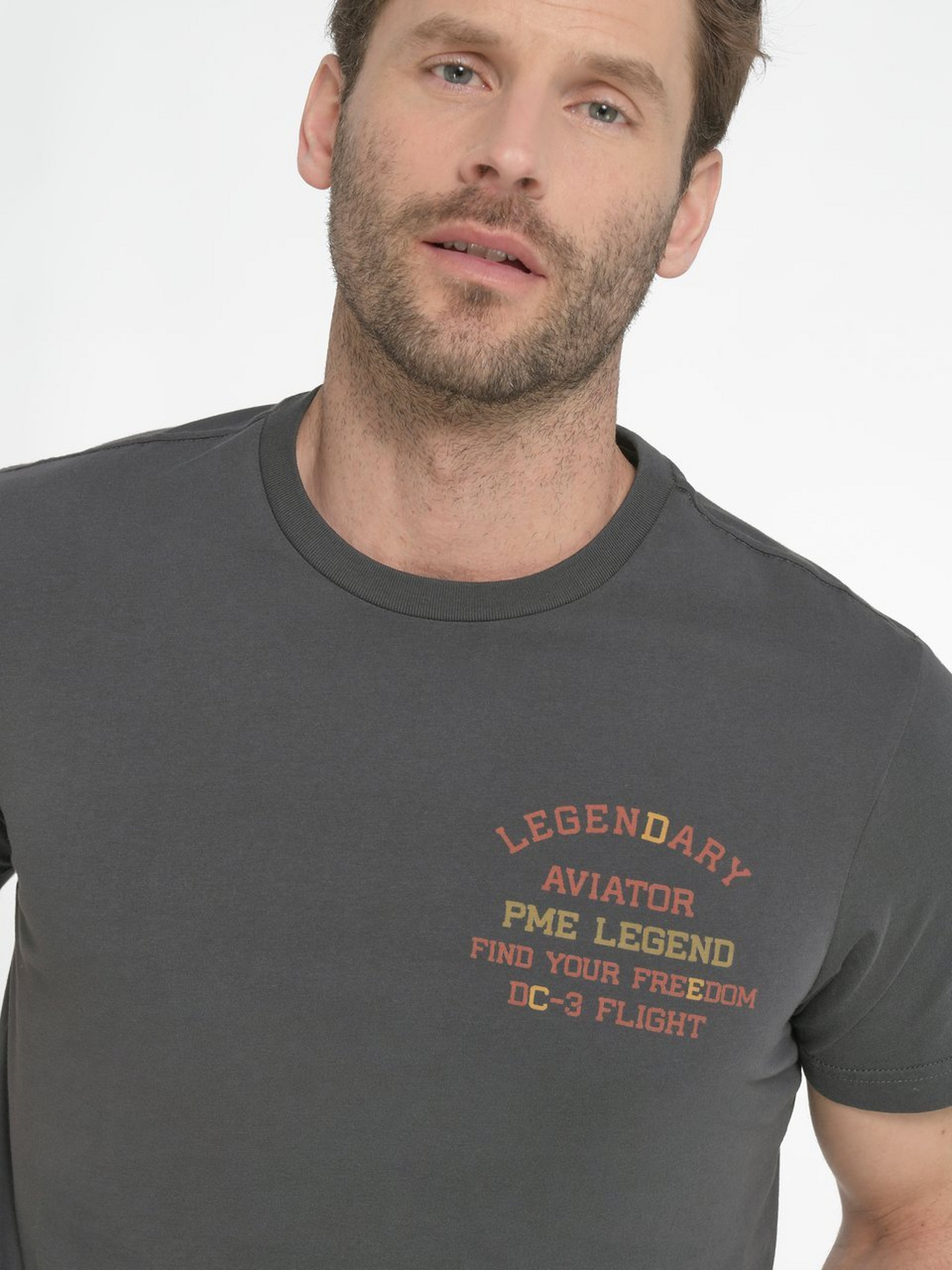 Rundhals-Shirt