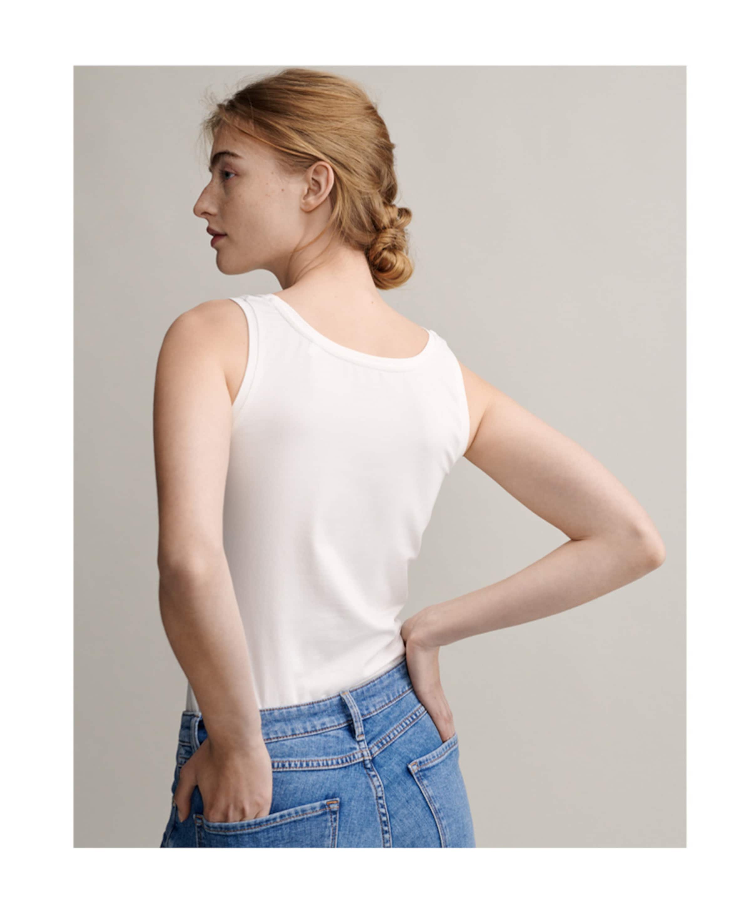 OPUS Dames top ecru