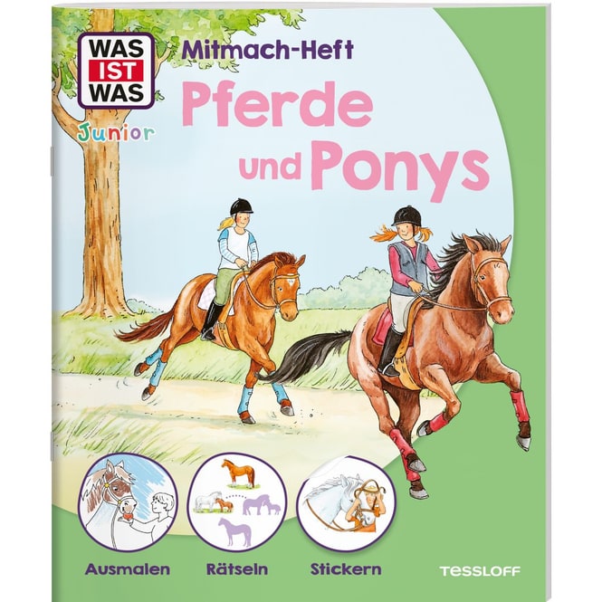 WAS IST WAS - Junior - Mitmach-Heft - Pferde und Ponys