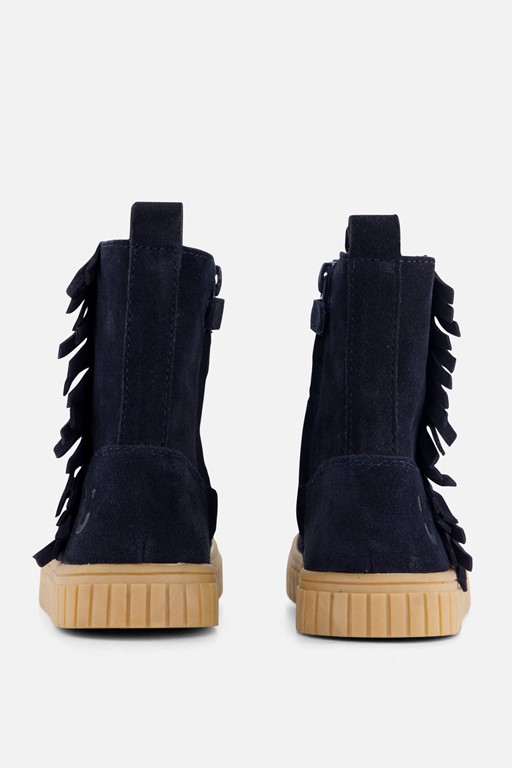 Muyters Enkellaarsjes blauw Suede