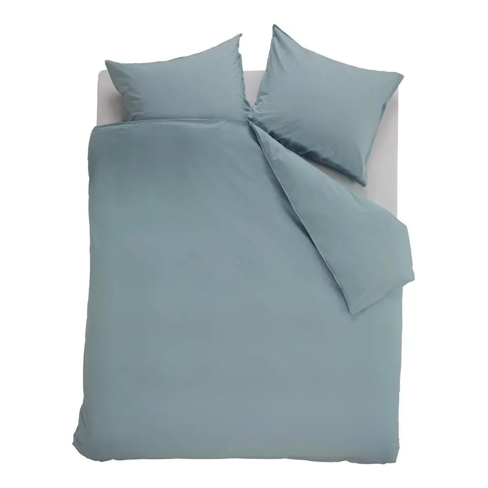 Ambiante Cotton Uni dekbedovertrek - 240x200/220 - Blauw
