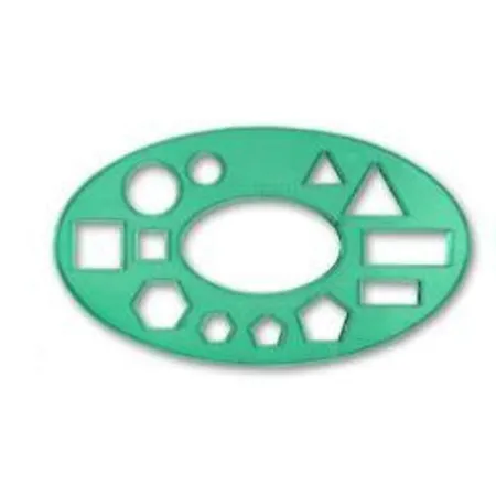Rheita Mengenlehre Schablone Gr. 14,0 x 8,0 x 0,2 cm, grün
