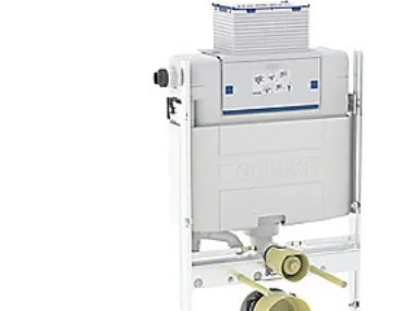 Geberit GIS element t/væg. - Væg. toilet 87cm m/omega indbyg.cisterne 12cm PEX-tilslt.