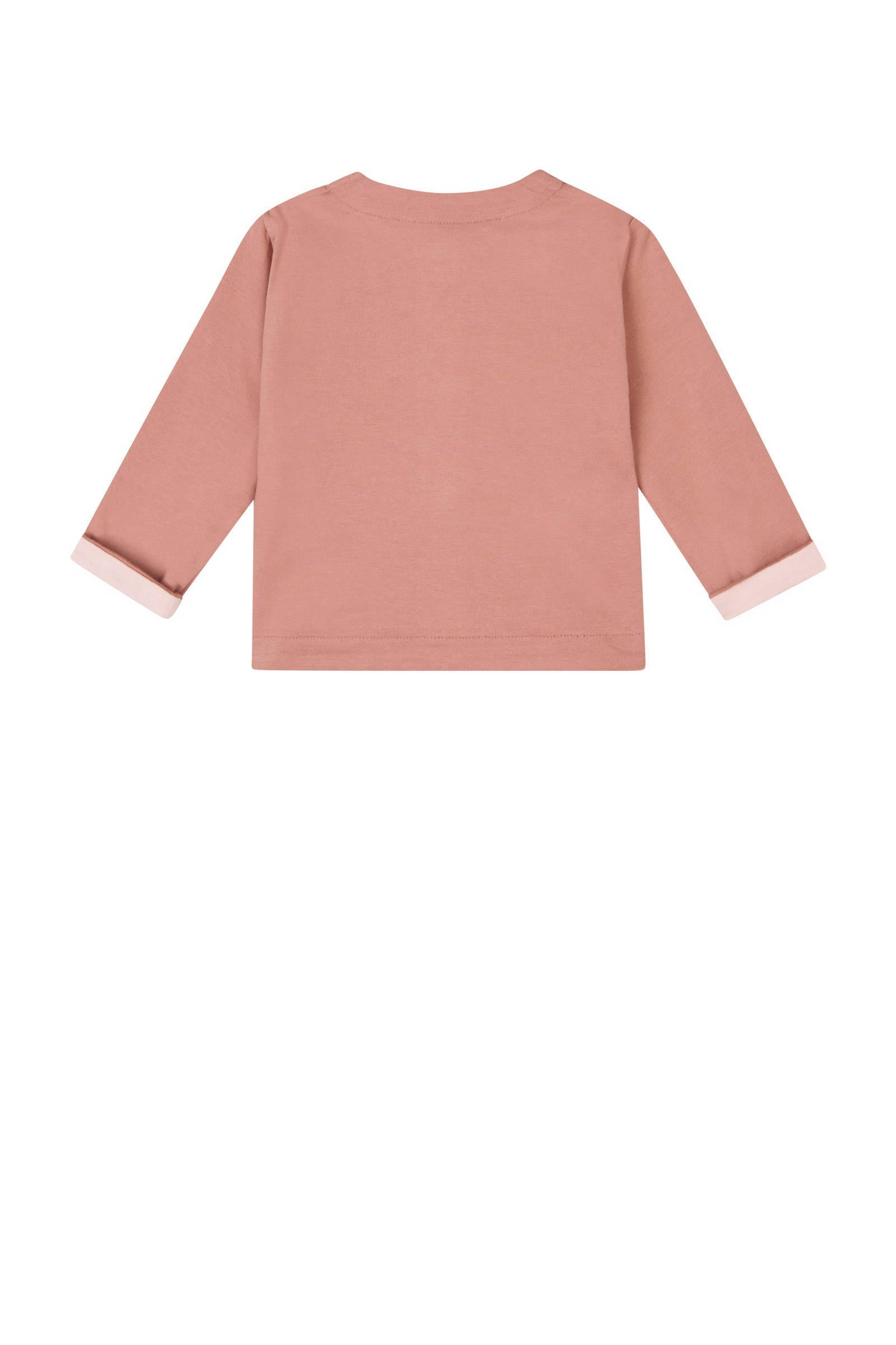 Noppies reversible vest lichtroze/oudroze