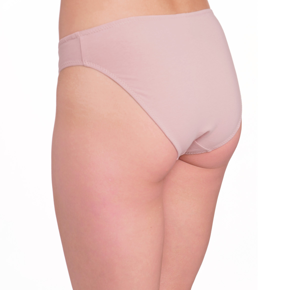 Gina Benotti 5 Damen Slips aus Baumwolle oliv / rosa / schwarz