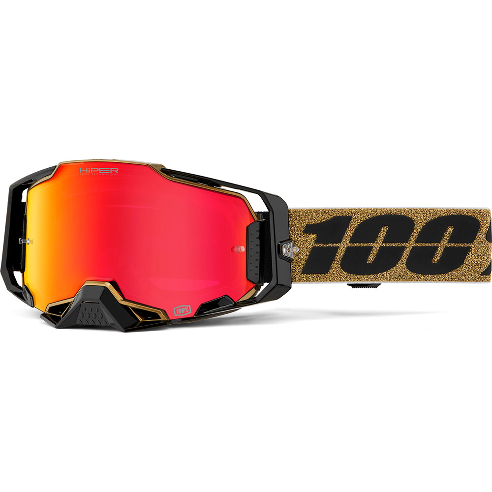 100% - Masque Armega HiPER Glory - Red Mirror Noir