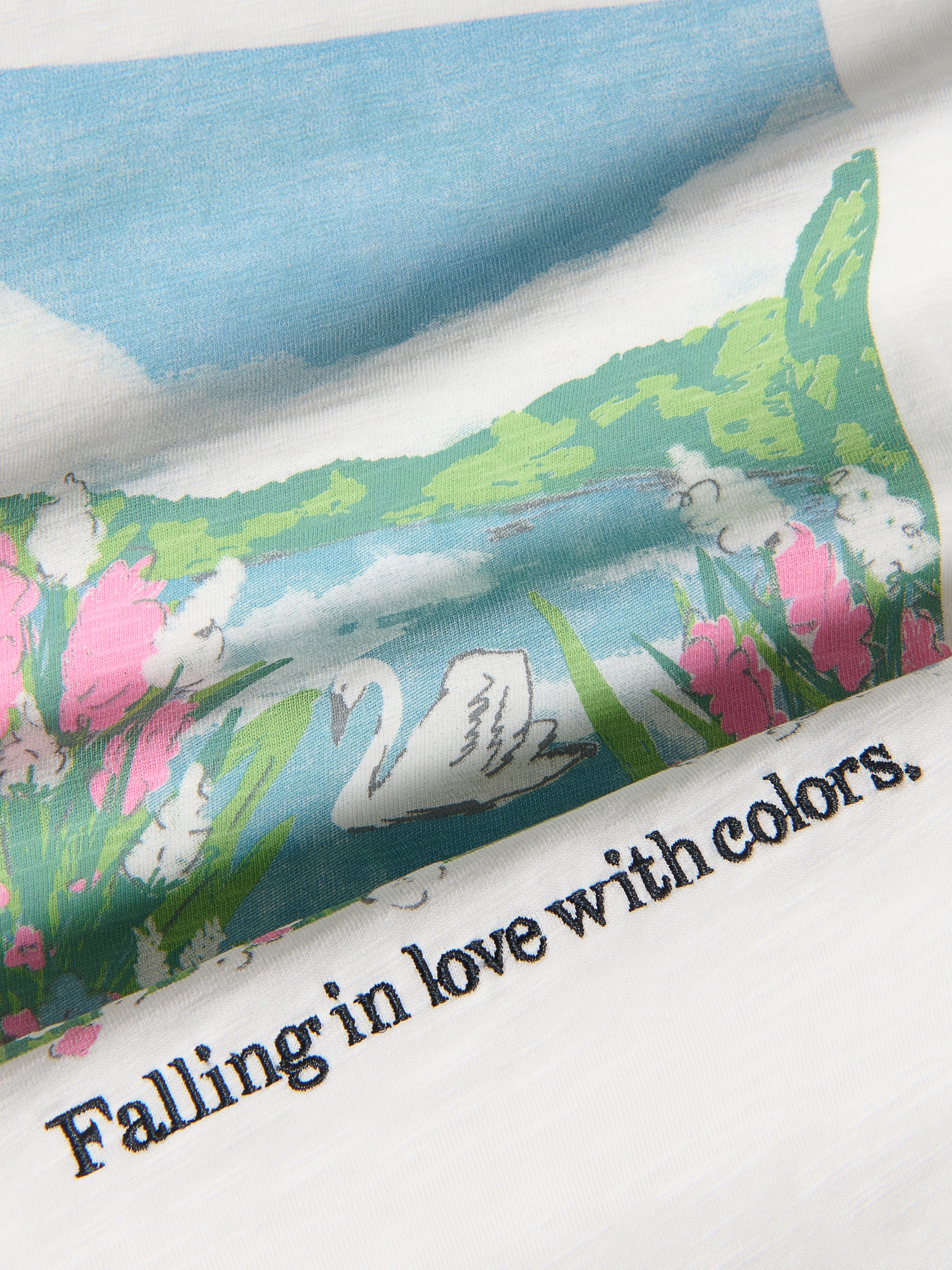 T-Shirt mit-Applikation