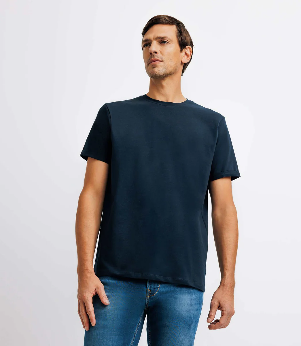 T-shirt uni marine
