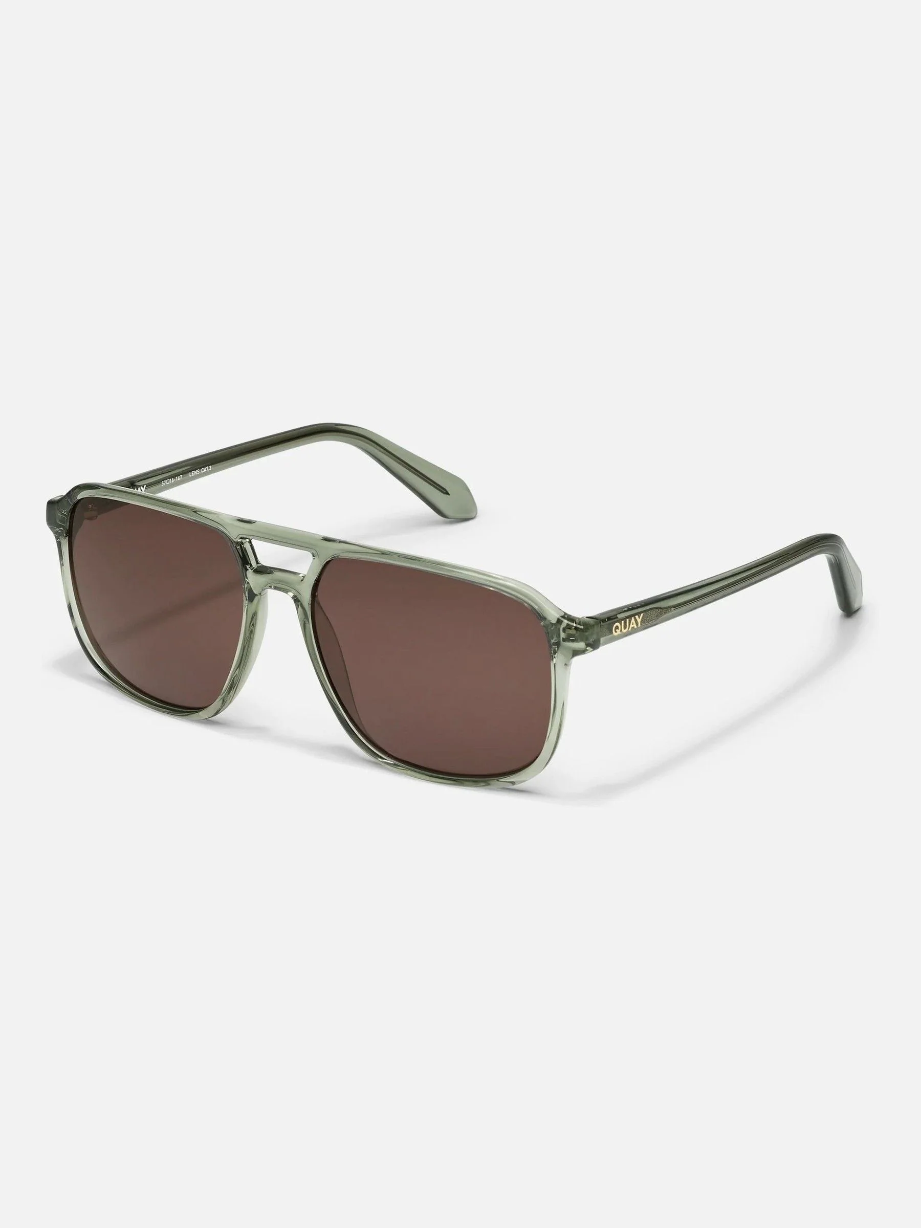 Groen - QUAY On The Fly Sunglasses