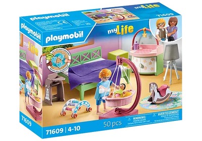Playmobil 71609 My Life Byggesett Soverom med Babylekehjørne