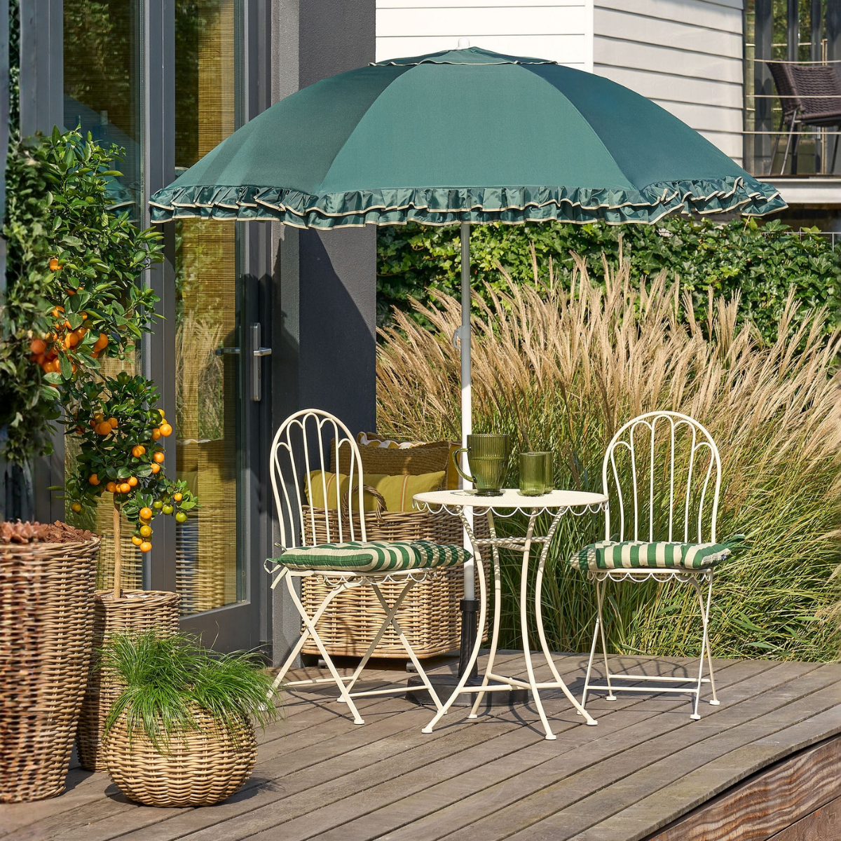 Mica Decorations Kantelbare Parasol 238 x Ã195 cm