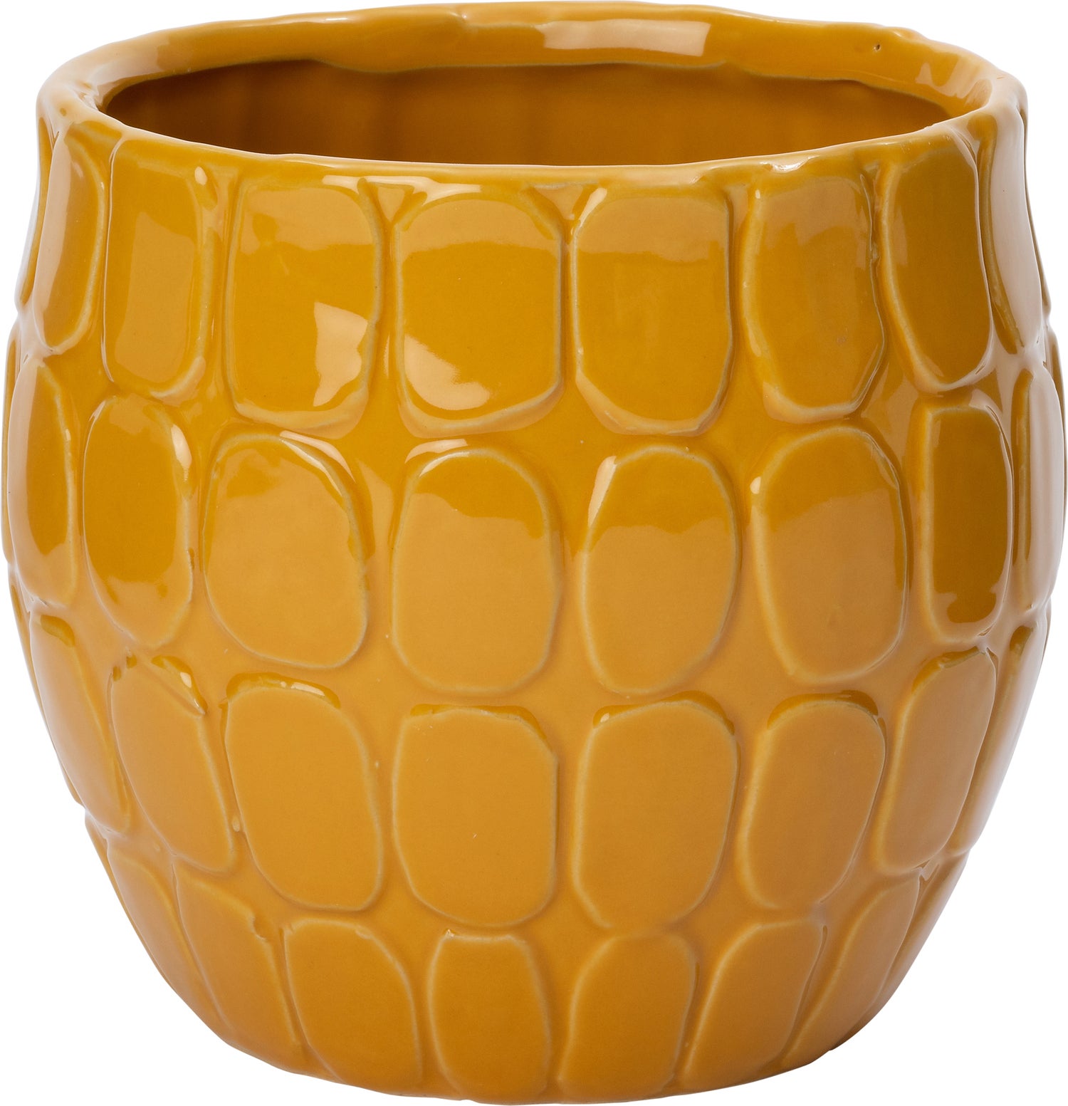 Intratuin bloempot Nere geel D 19 H 16,5 cm