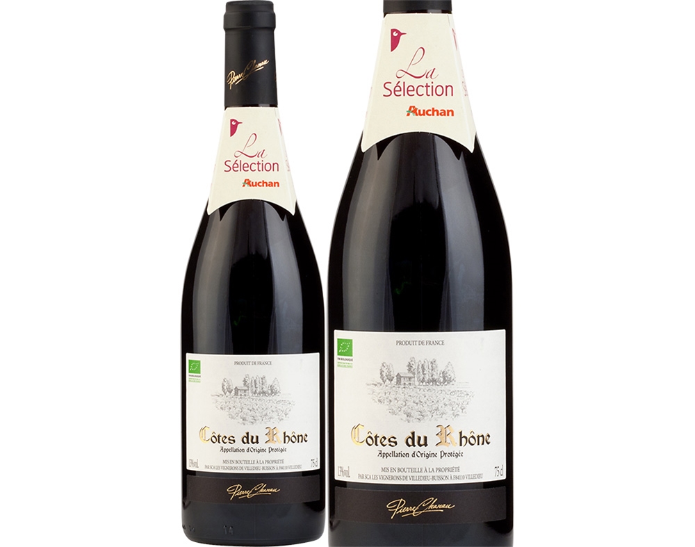 VINHO TINTO PIERRE CHANAU CÔTES DU RHÔNE BIO 0.75L