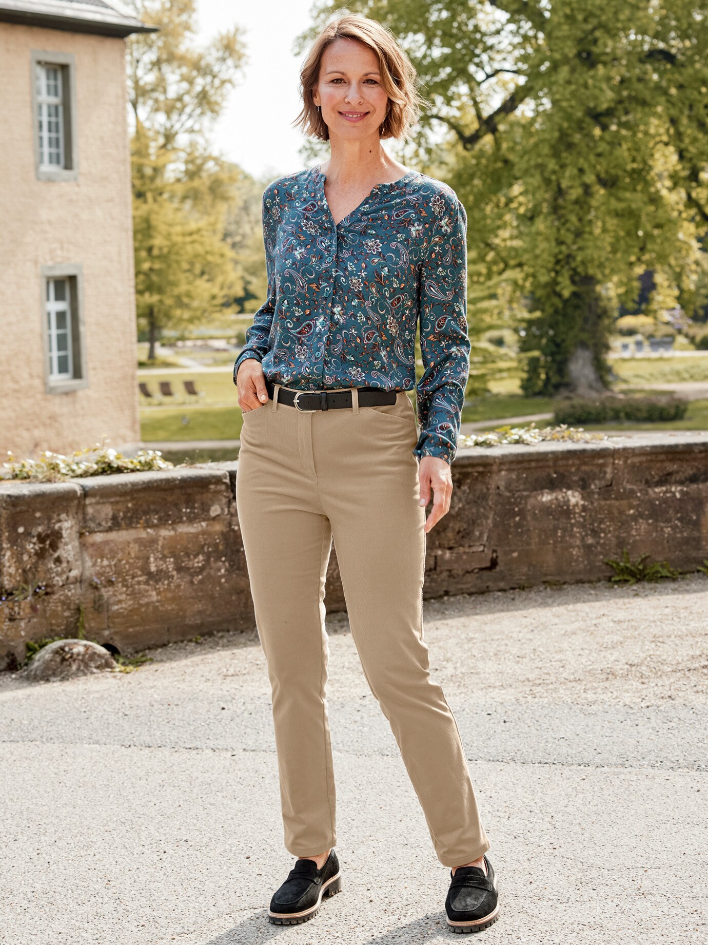 Baumwoll-Cordhose Thermo