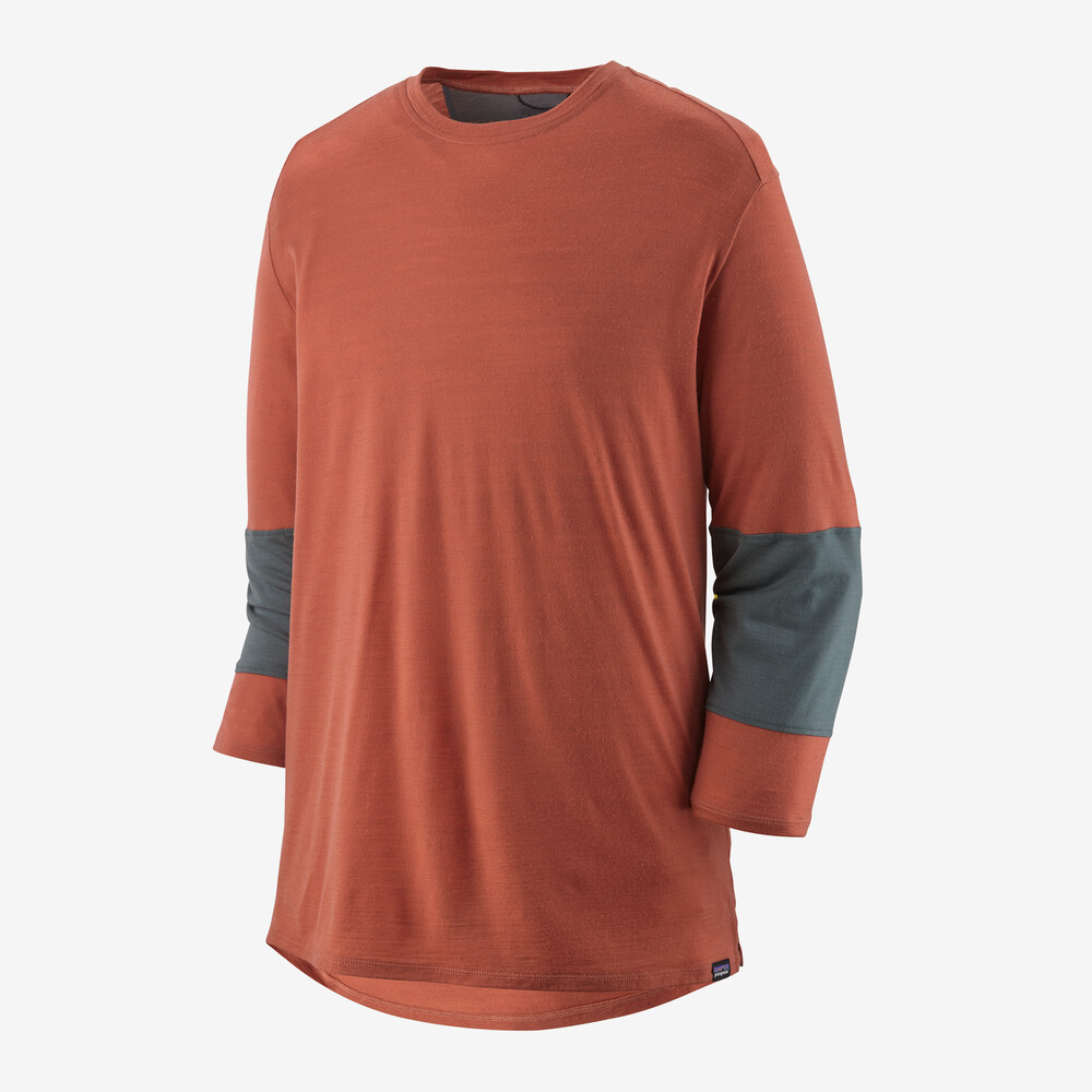 Merino-Radtrikot für Herren mit 3/4-Ärmeln