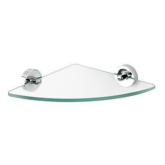 Geesa Luna hoekplanchet glas/chroom