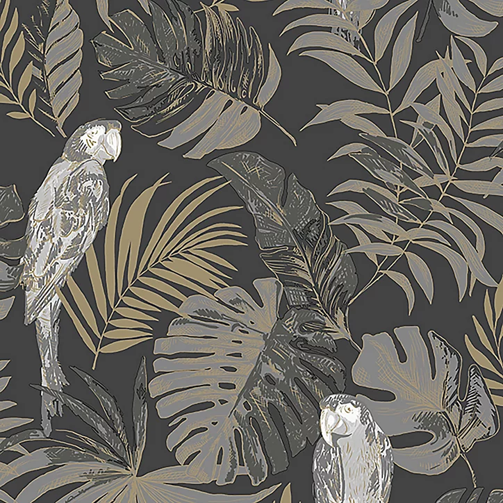 Papier peint Intissé GoodHome Roite or et tabac