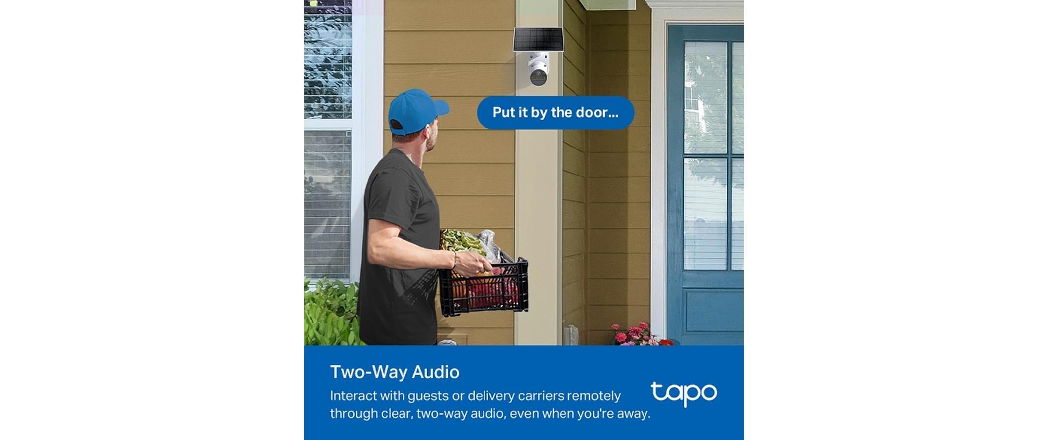 Netzwerkkamera Tapo C410 inkl. Solarpanel Tapo A201Solarbetriebenes Sicherheitskamera-Kit