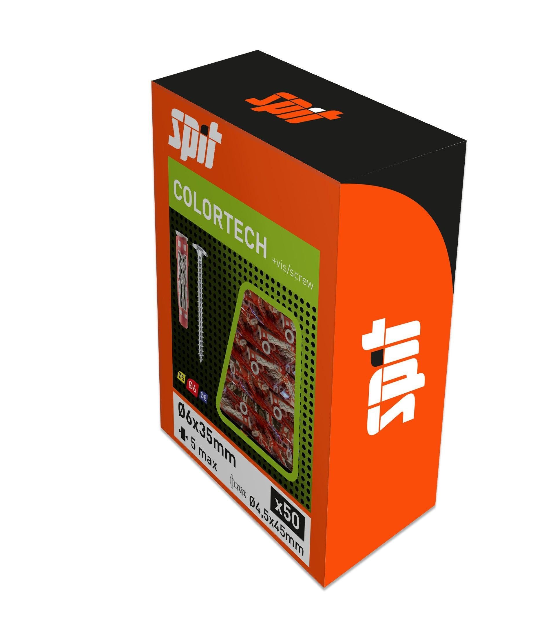 Spit Colortech universele Plug 6x35 met schroef - 565191