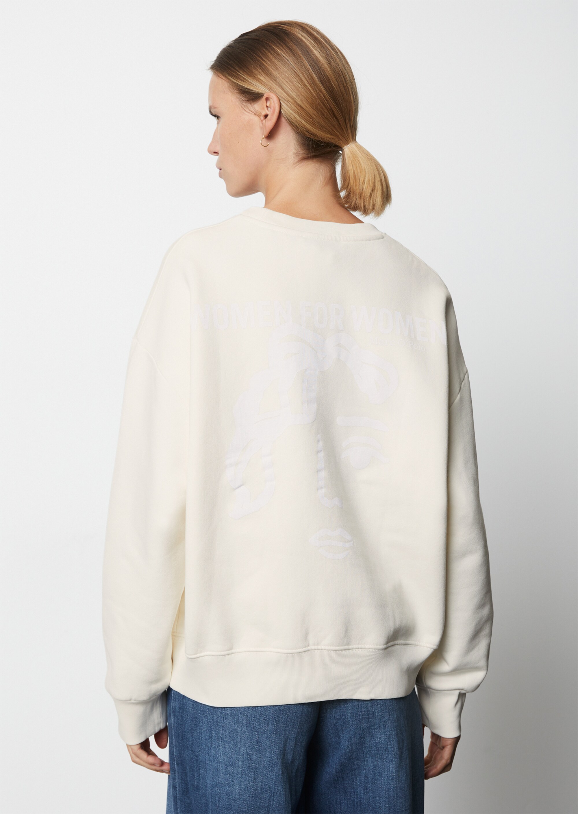 Woman's Day Sweatshirt looseaus Organic Cotton-Mix