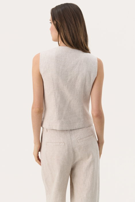 Part Two beige dames gilet