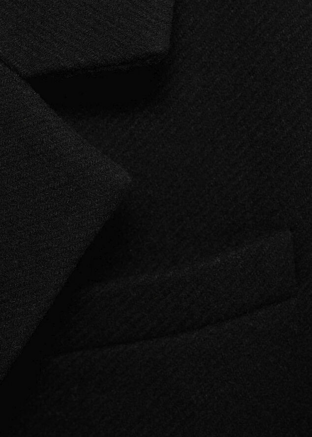 MANGO COAT. -- LIPSTICK Black