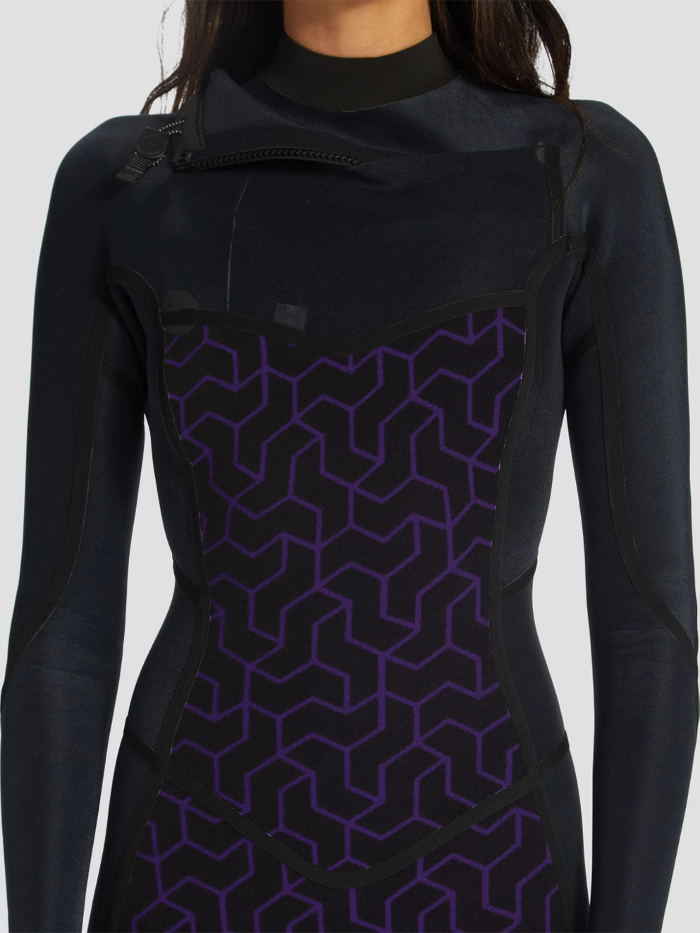 Billabong Synergy 4/3 Chest Zip Full Wetsuit wild black