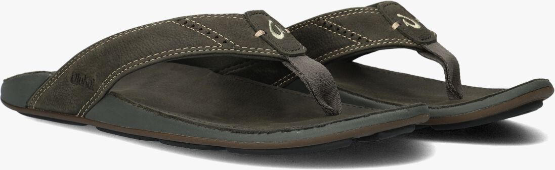 OLUKAI grijze olukai teenslippers nui