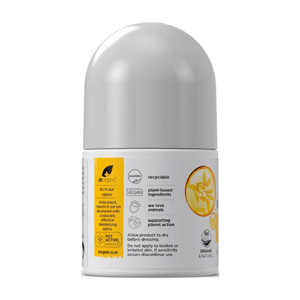 Dr. Organic Vitamin E Roll-On Deodorant - 50 ml