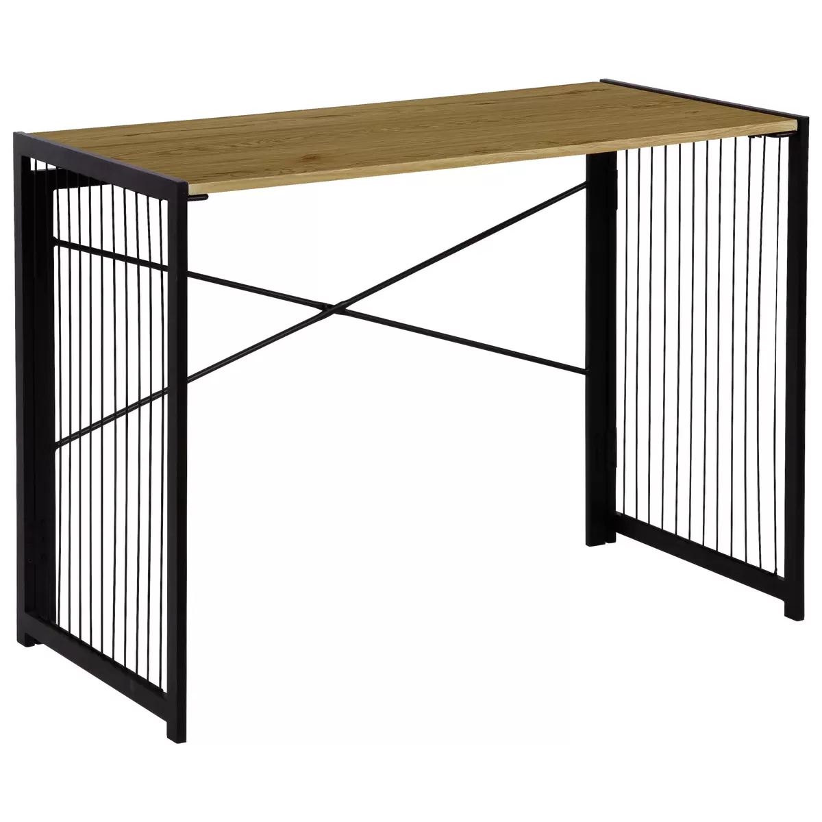 Schreibtisch Klapp Eiche,schwarz