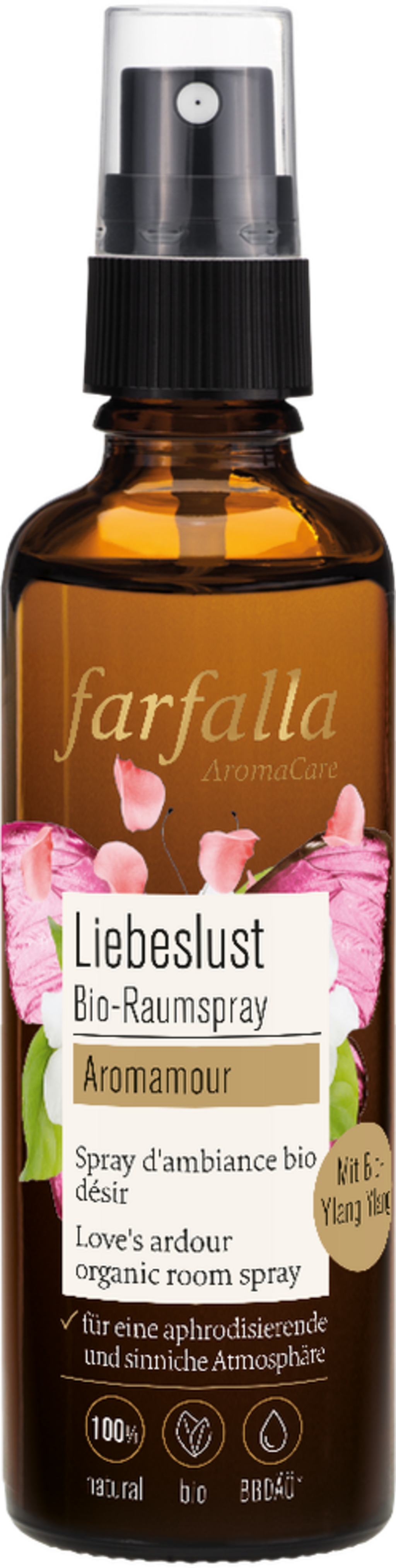 farfalla  Aromamour Liebeslust Bio-Raumspray, 75 ml