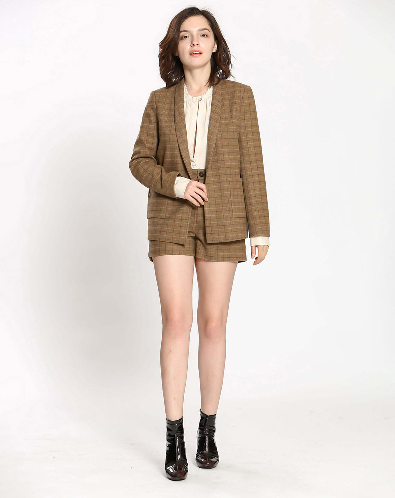 See u Soon Veste en Laine mélangée Eloise beige