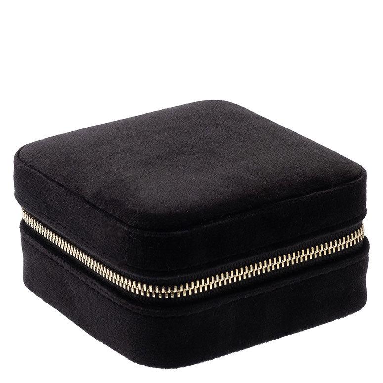 DARK Velvet Jewellery Box Mini Black