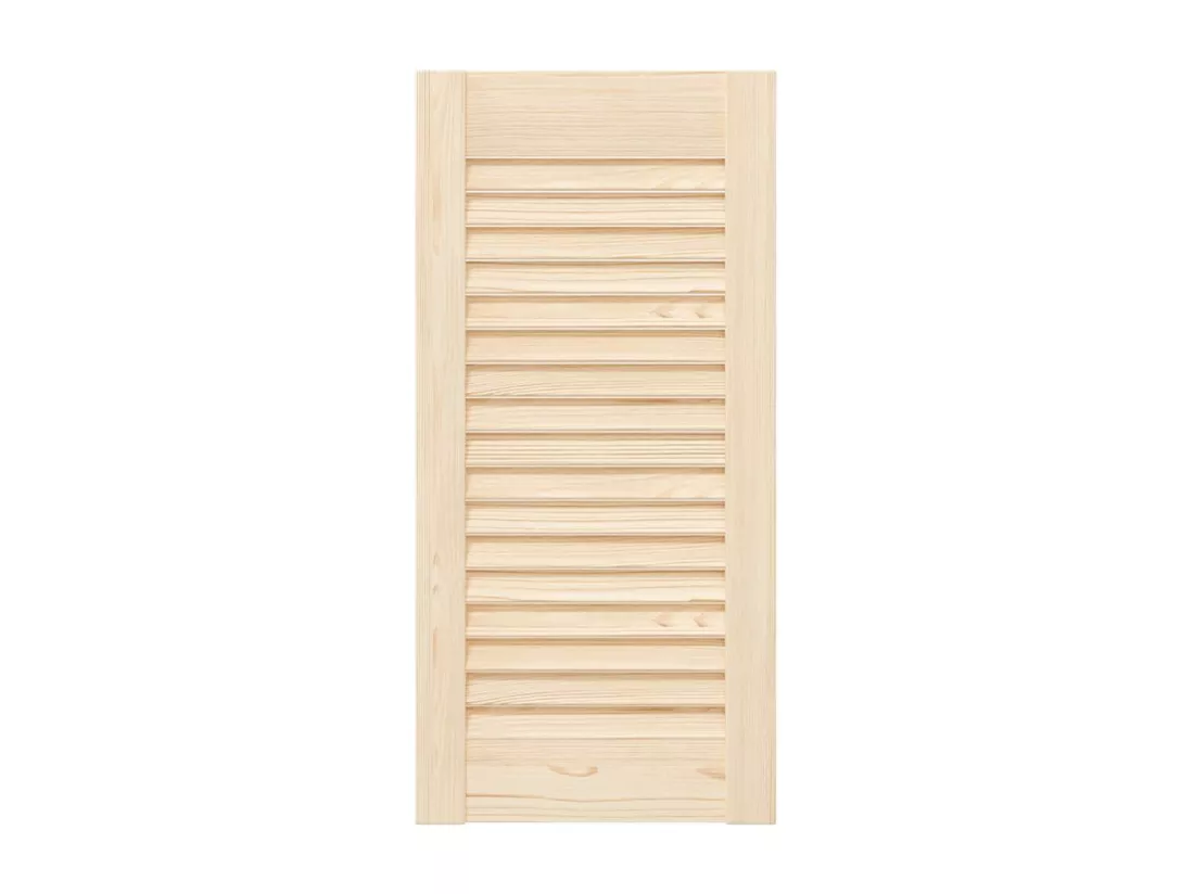 Porte d'armoire à persiennes 61,5x29,5 cm bois de pin massif