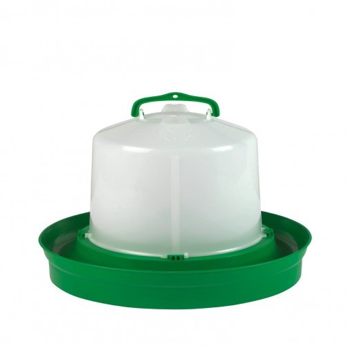Alimentador de pássaros premium com base profunda, verde.