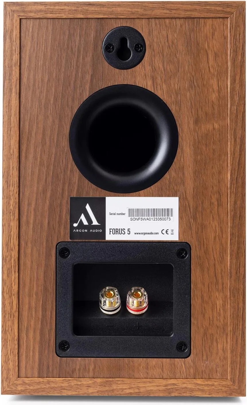 Argon Audio Forus 5 Noyer (la paire) Enceintes bibliothèque