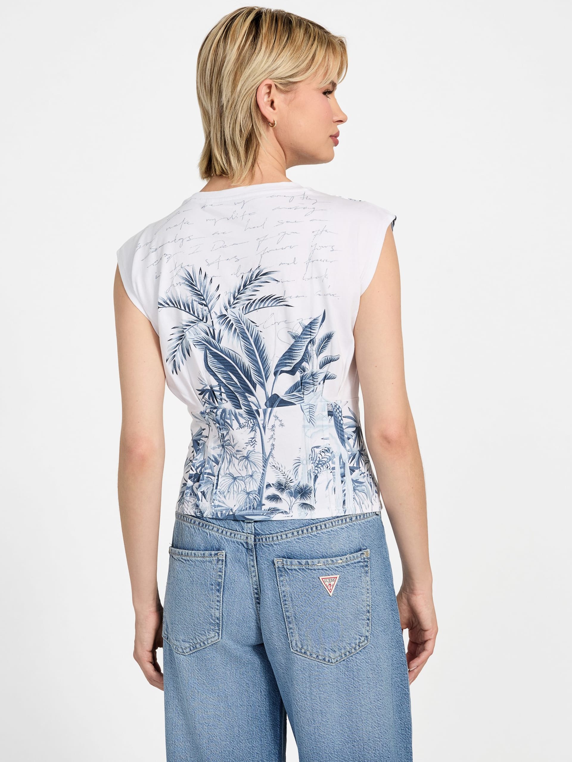 Camiseta Corset Palms