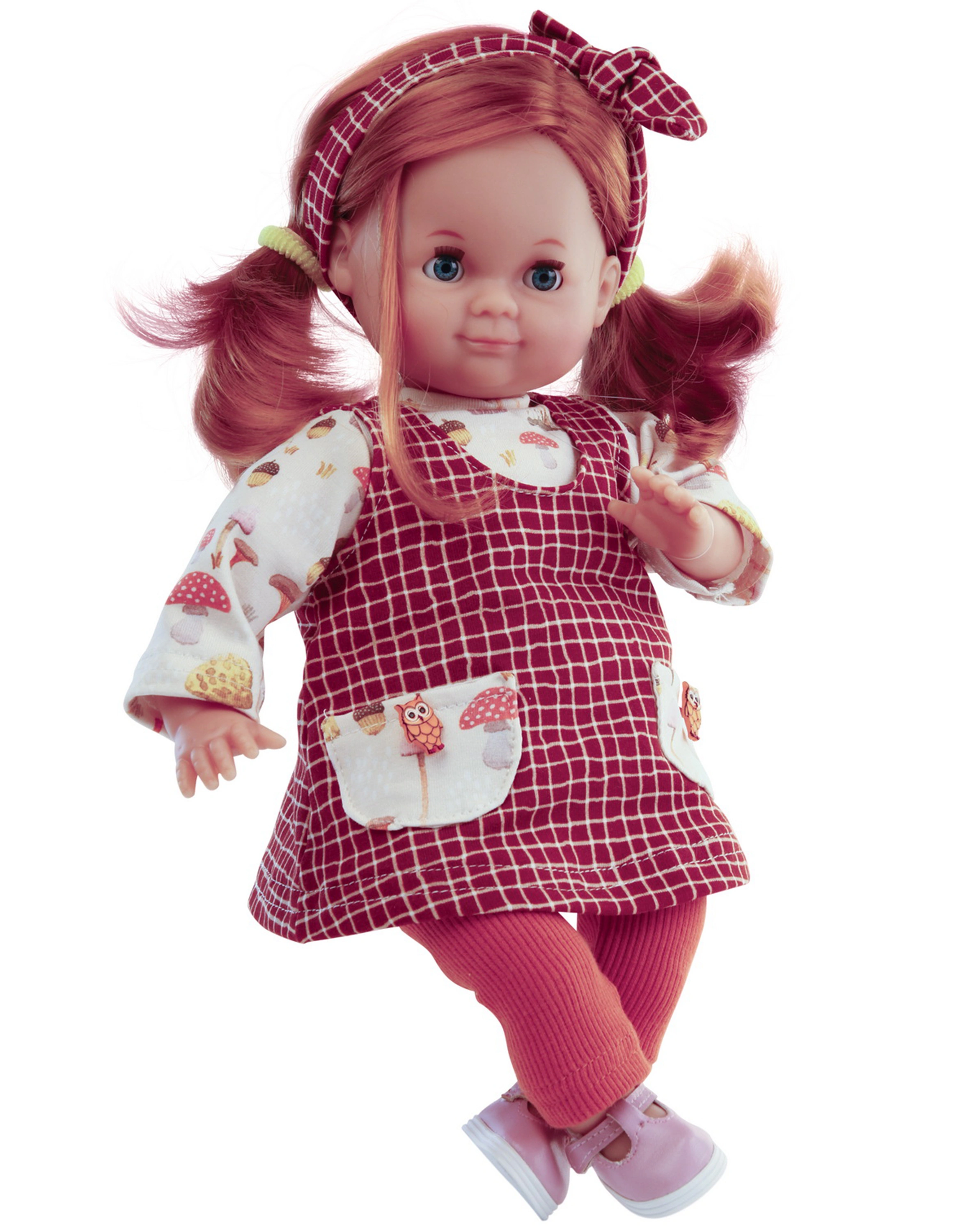 Puppe HERBST SCHLUMMERLE (32cm) in kupferrot