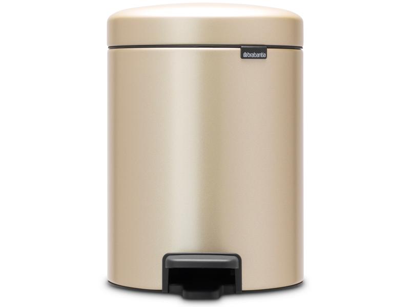 Brabantia Kosmetikeimer NewIcon 5 l, Champagner Eimer