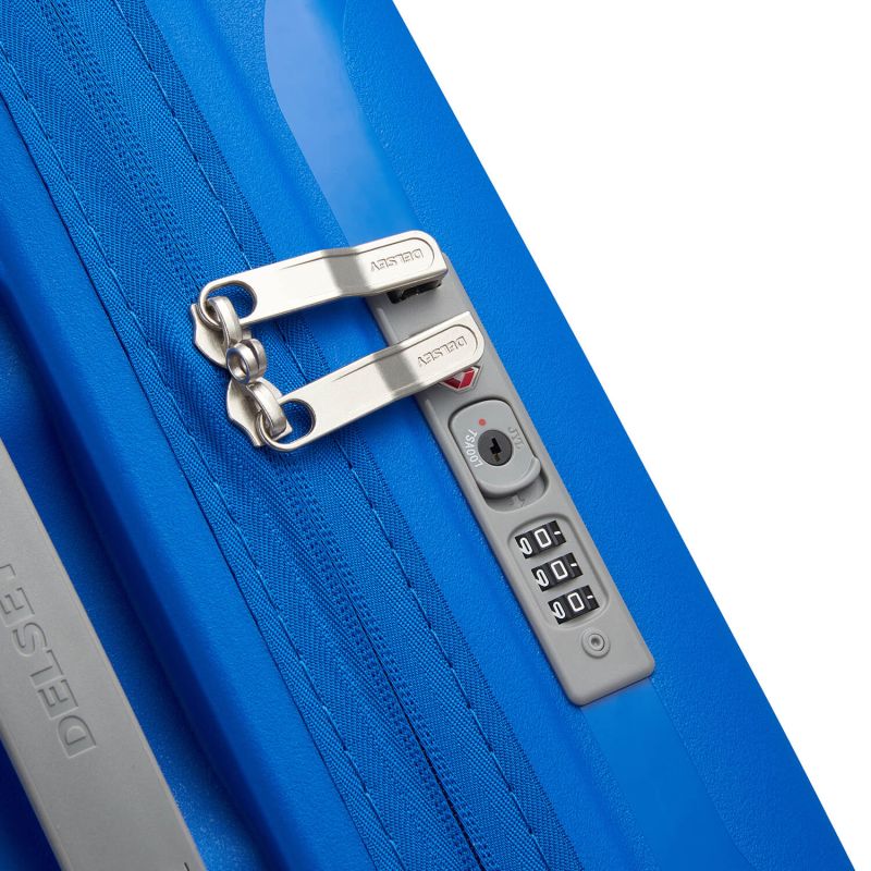Valise rigide Clavel Extensible 83 cm Bleu électrique Matière Recyclée