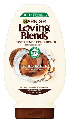 Garnier Loving Blends Kokosmelk & Macadamia Voedende Conditioner 200 ml